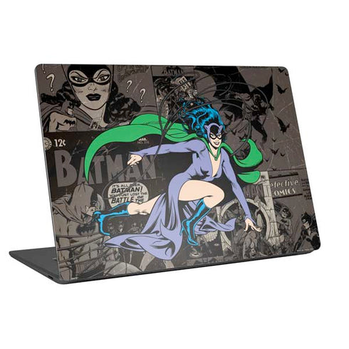 DC Comics Catwoman Vintage Action Pose Pattern Universal Laptop 13in (10.6 x 7.6in) Skin